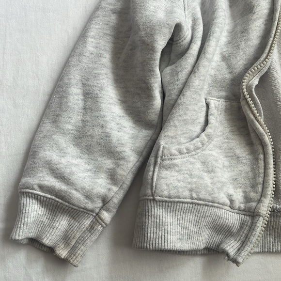 Carter's Baby Gray Zip-Up Fleece Hoodie and Hooded Fleece Vest Size 18 Months - Picture 5 of 10
